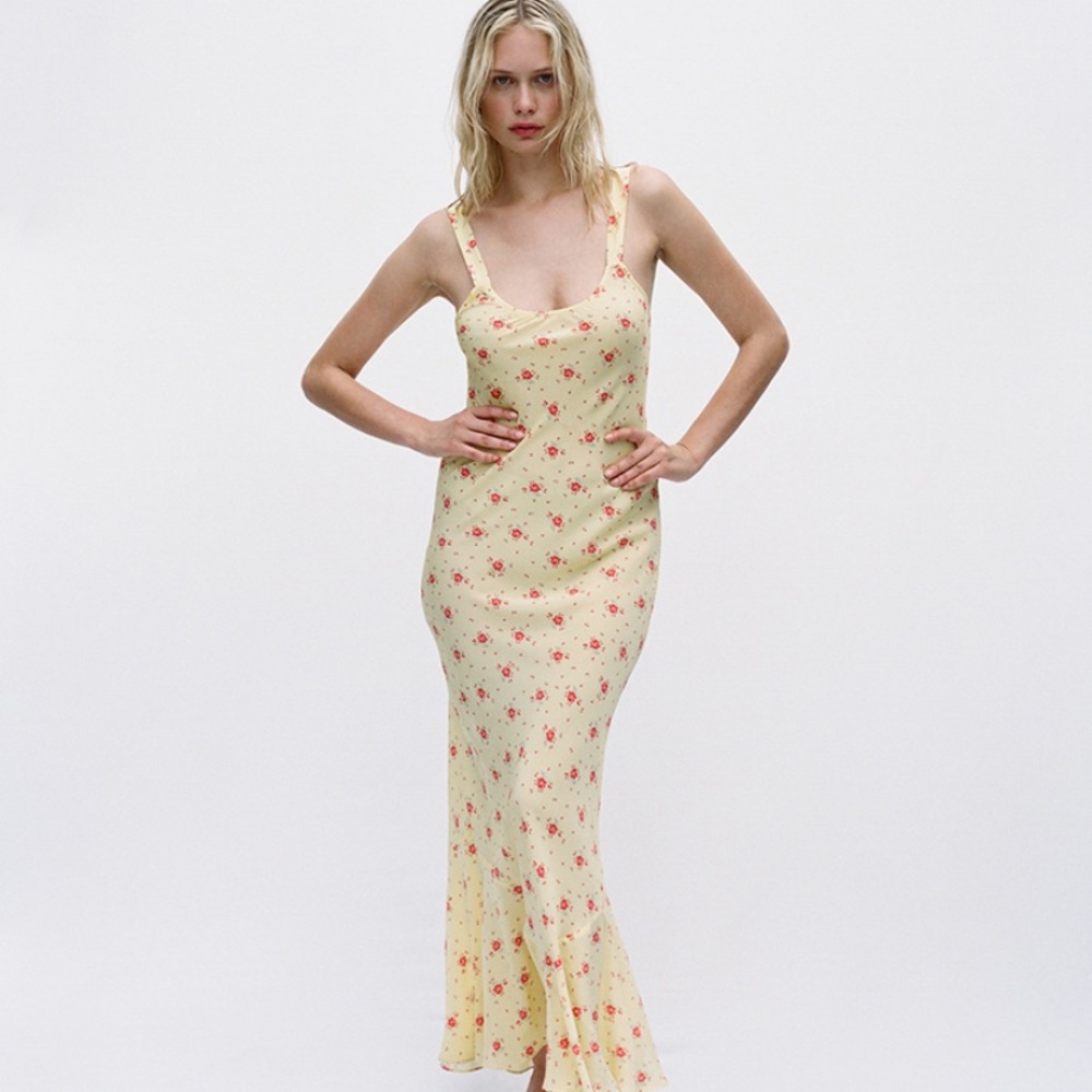 Realization Par yellow maxi Allegra dress